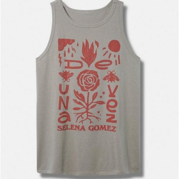 Torrid Selena Gomez Graphic Classic Fit Crew Neck Tank Top Plus Size 3X NWT New - Picture 4 of 6